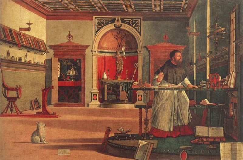 Vittore Carpaccio St.Augustine in his study Sweden oil painting art